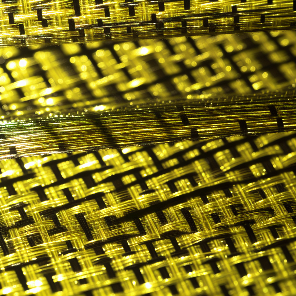 Discover the Excellence of Yellow Carbon Fiber Fabric