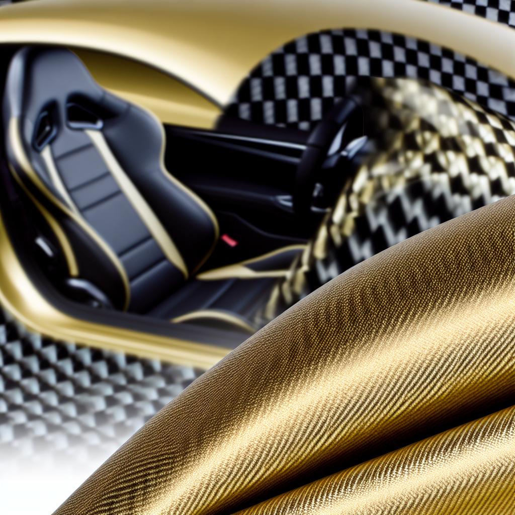 Best Gold Carbon Fiber Fabric Suppliers for Automotive Interior Panels