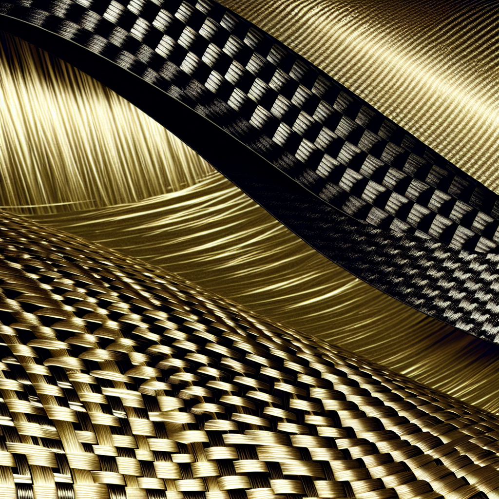 Champagne Gold Blend Carbon Fiber: Stylish Material for Automotive Interiors
