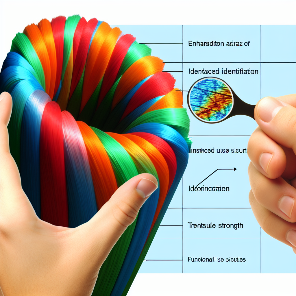 Colored UHMWPE Fiber: Enhanced Identification and Functional Use
