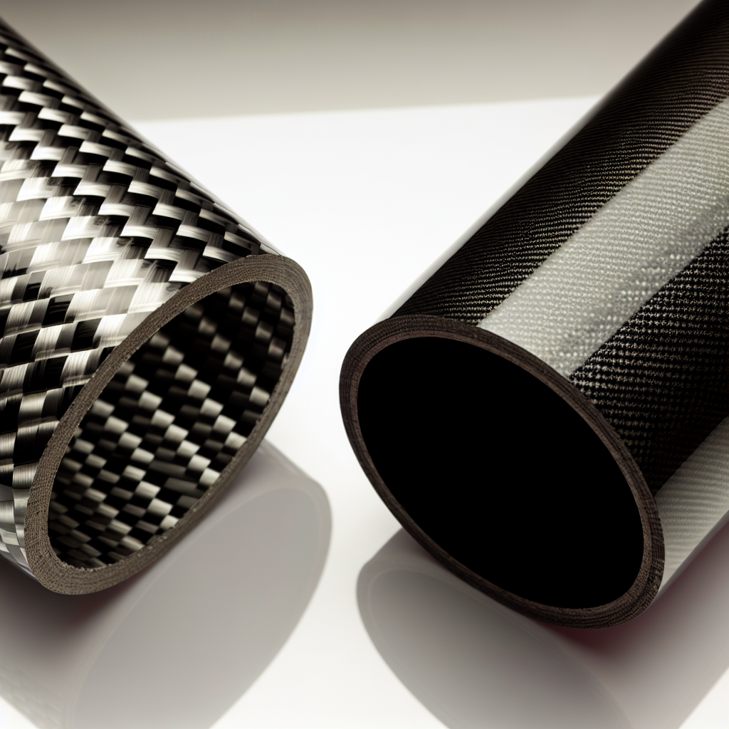 Round CFRP Carbon Fiber Tubes: Matte vs Glossy Finish Comparison