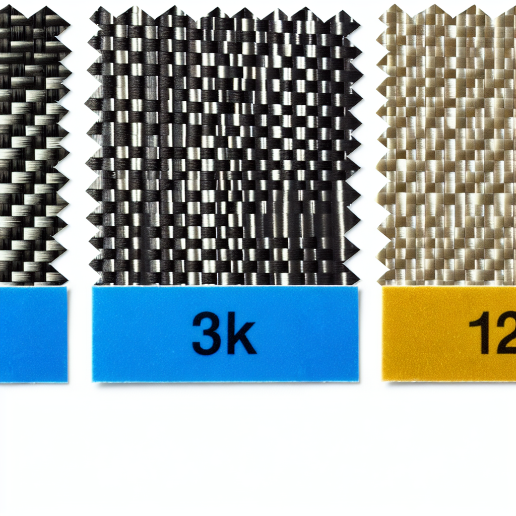 Carbon Fiber Fabric Weight: 3K vs 6K vs 12K